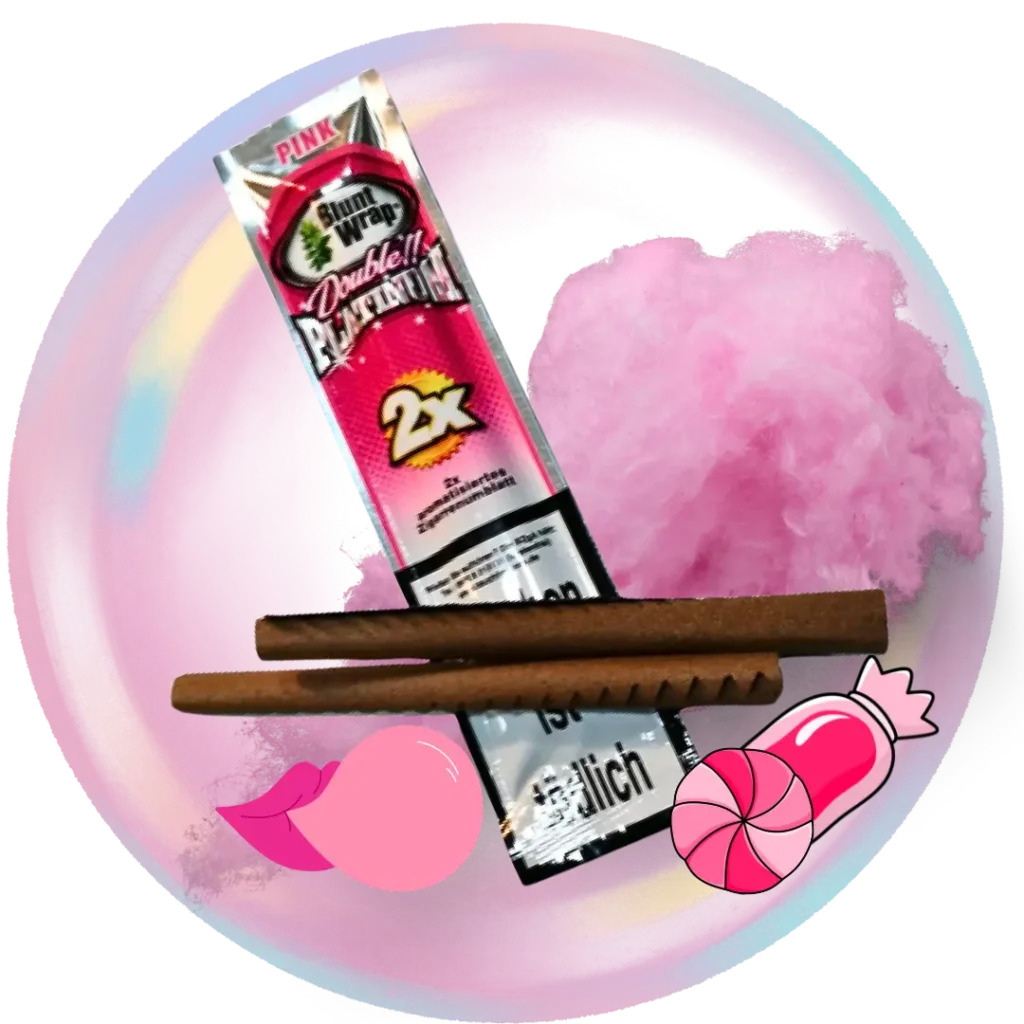 Feuilles de Blunt Bubble Gum