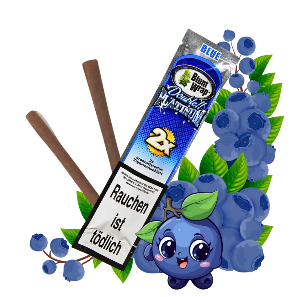 Feuilles de Blunt Blue Berry
