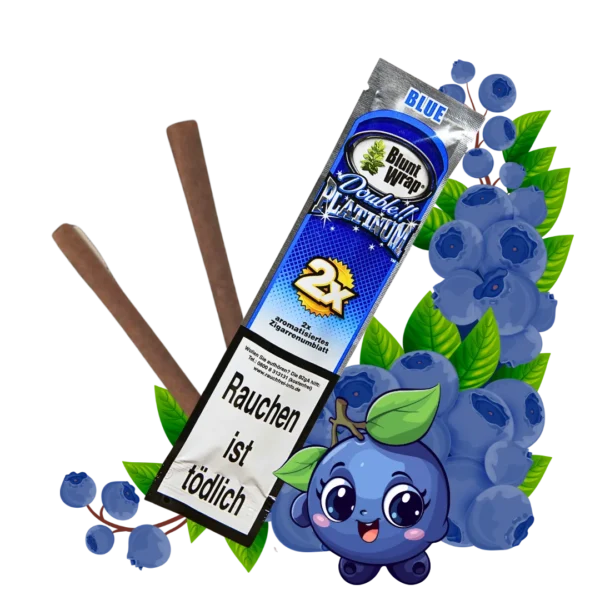 Feuilles de Blunt Blue Berry